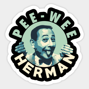 Funny Pee-wee Herman Sticker